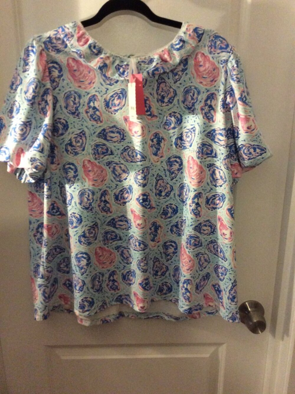 Simply Southern Oyster Blouse XL
